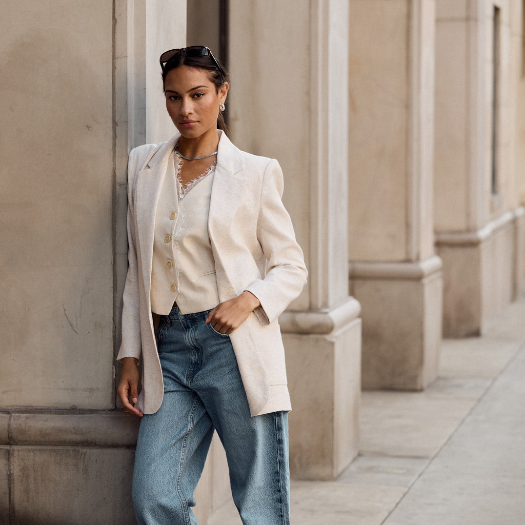 Vincent Linen Boyfriend Jacket – FRENCHMAUVE