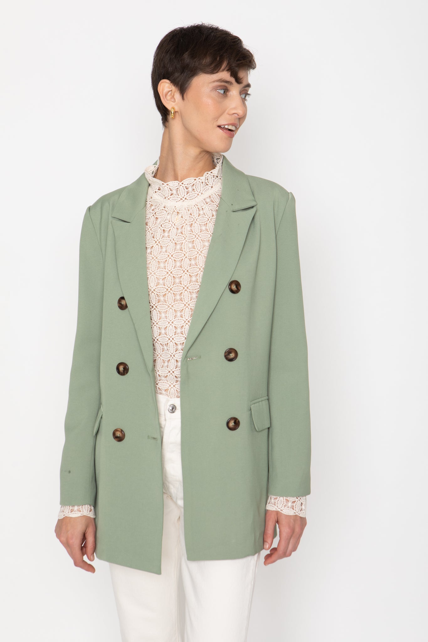 Emory Blazer- Sage green