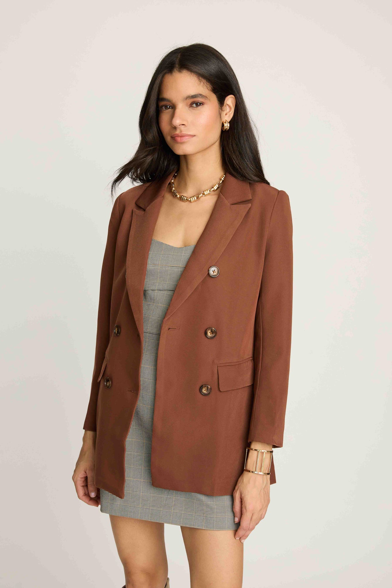 Emory Blazer- Brown
