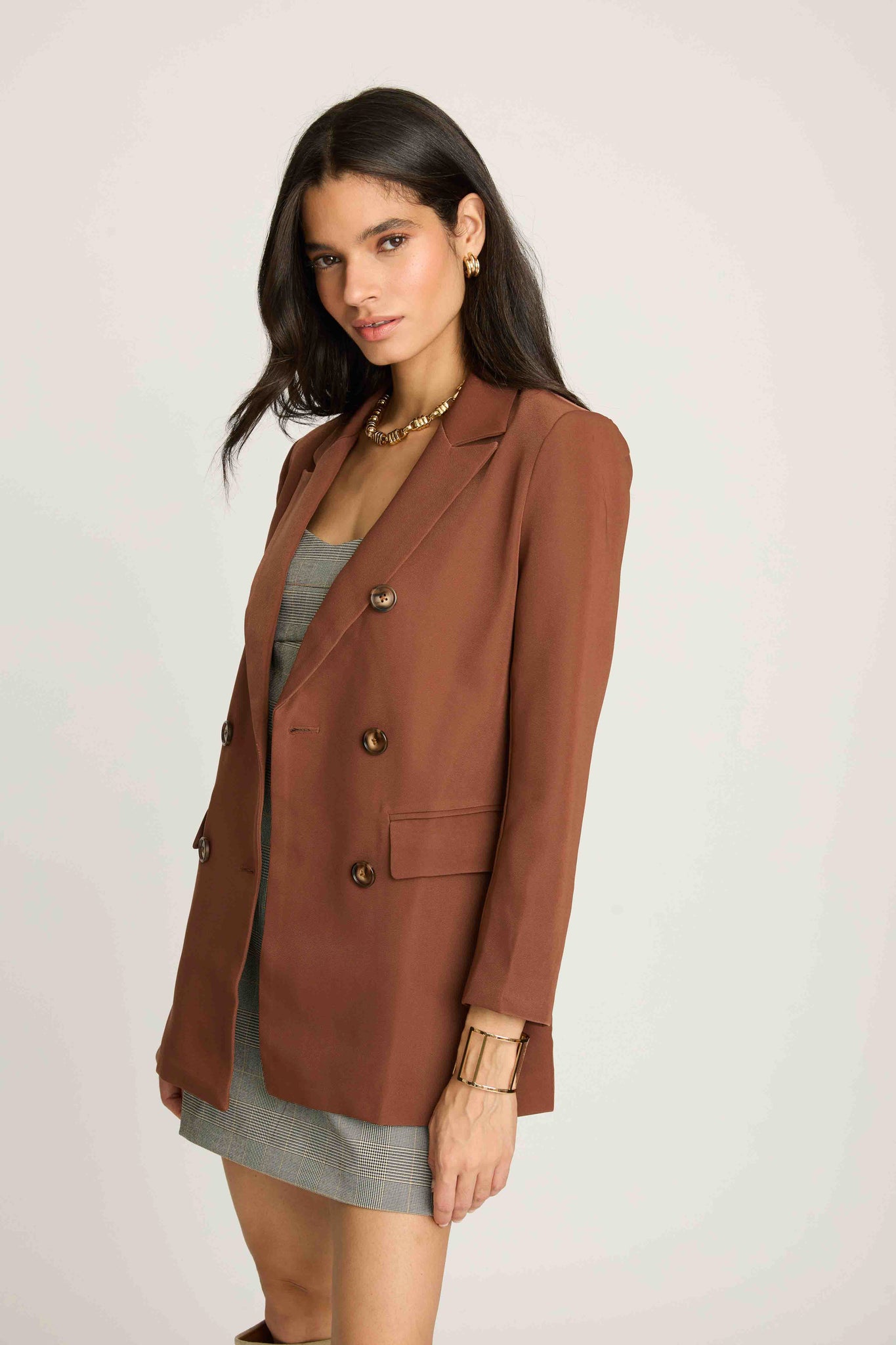 Emory Blazer- Brown