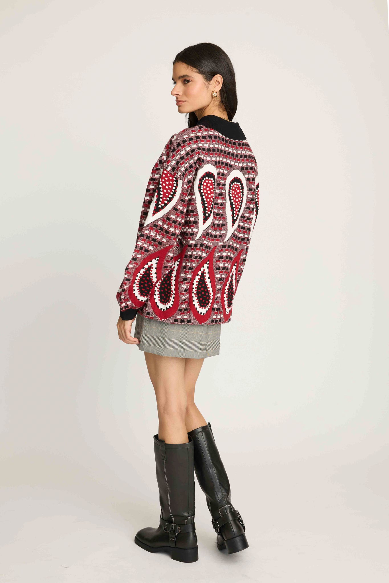 Paisley Oversized Sweater