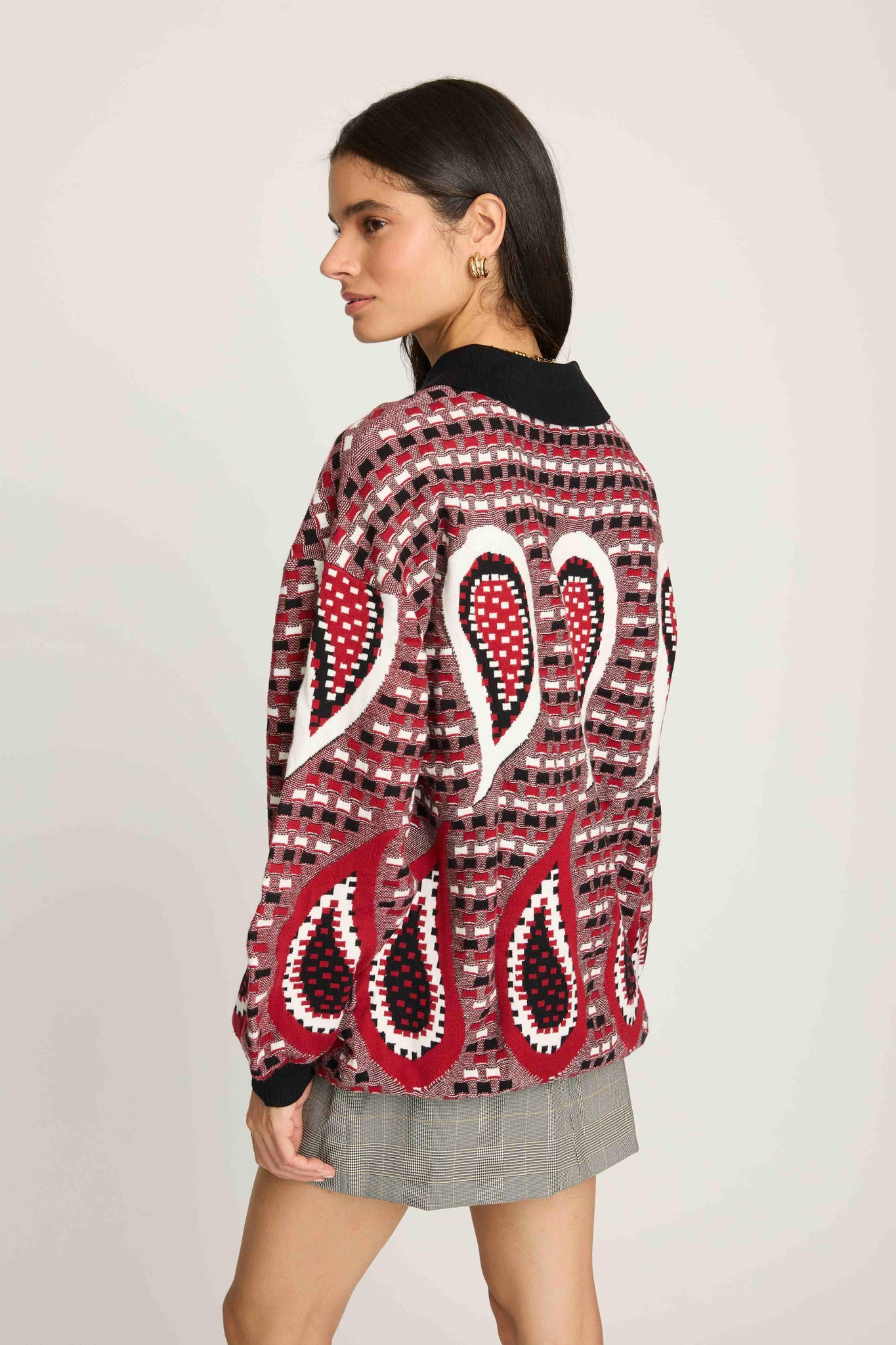 Paisley Oversized Sweater