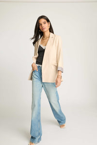 Bailey Contrast Cuff Jacket - Natural Beige – FRENCHMAUVE