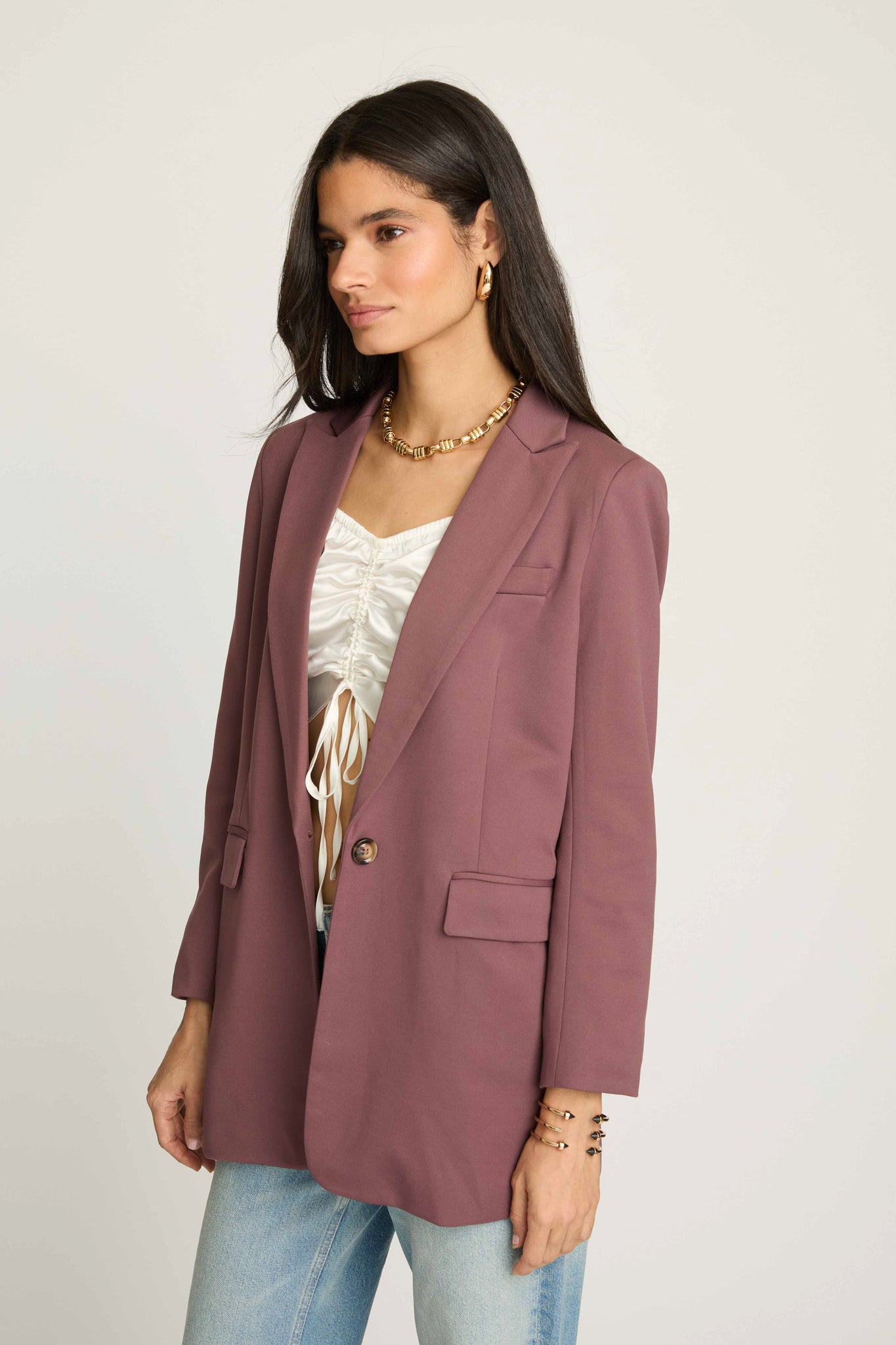Elliot Blazer - Mauve