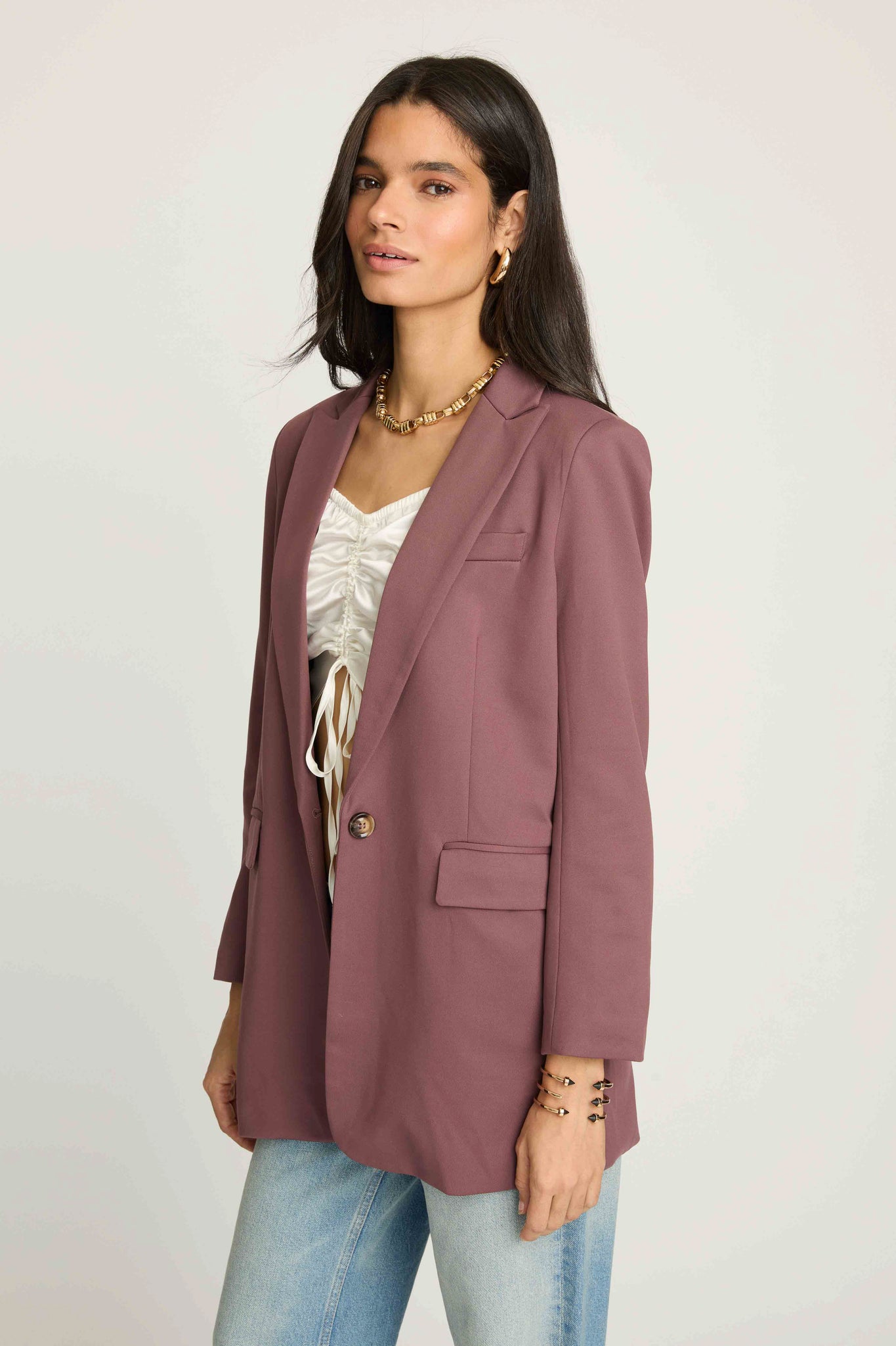 Elliot Blazer - Mauve