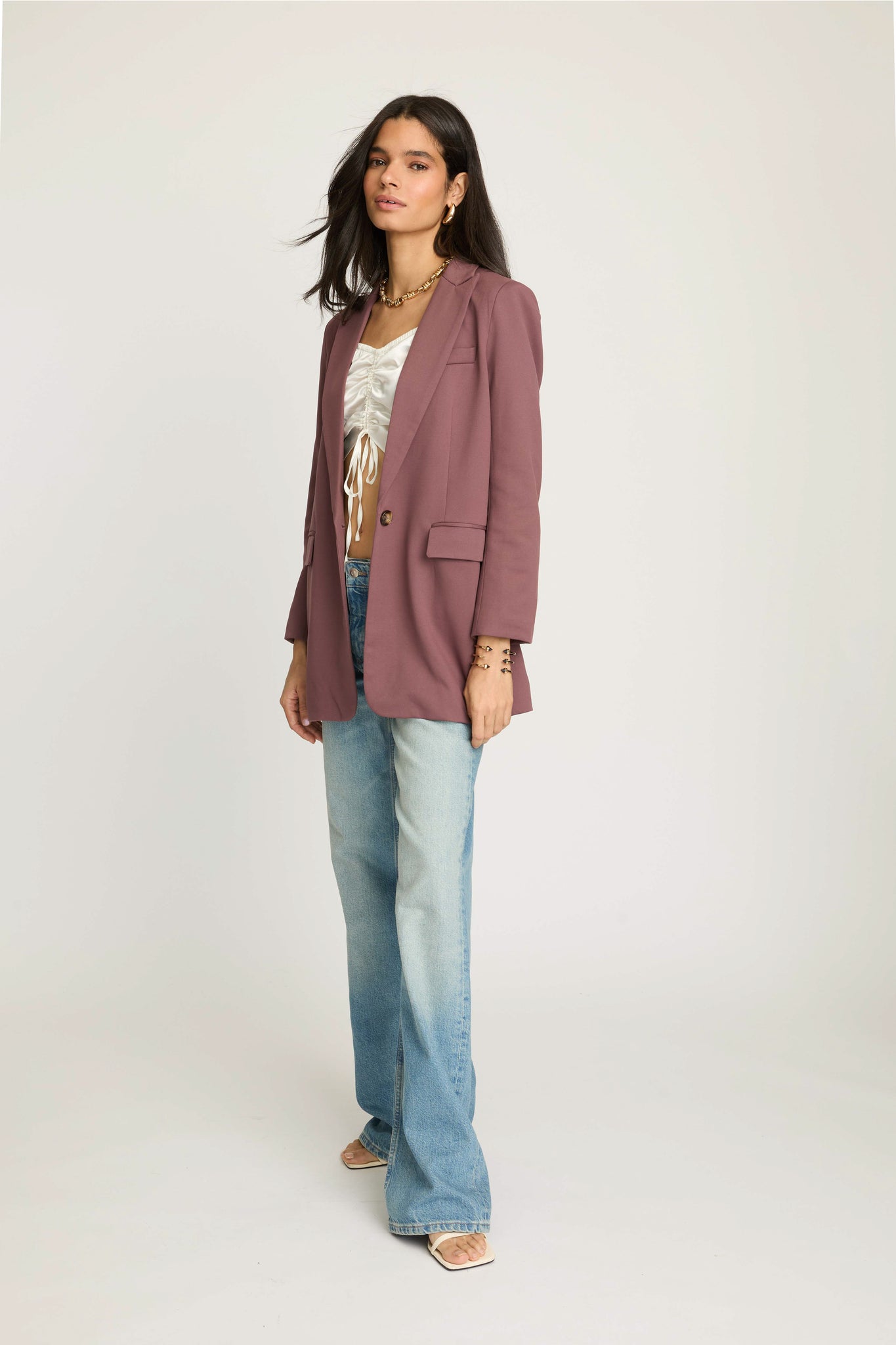 Elliot Blazer - Mauve