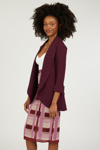 Melanie Knit Jacket - Pickled Beet