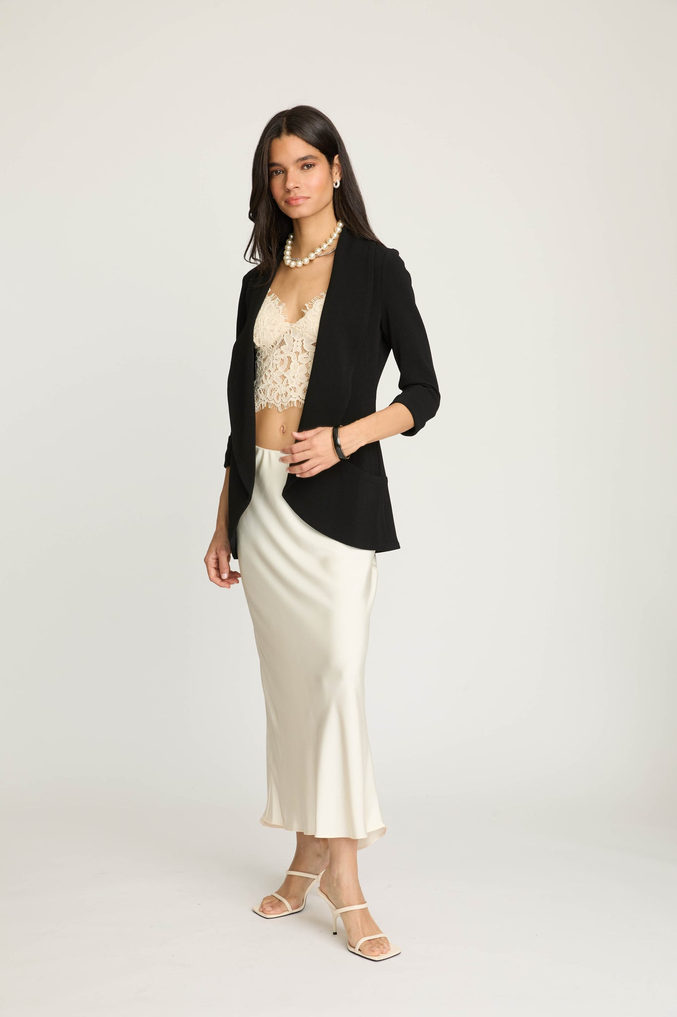 Melanie Knit Jacket - Black