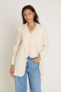 Vincent Linen Boyfriend Jacket – FRENCHMAUVE
