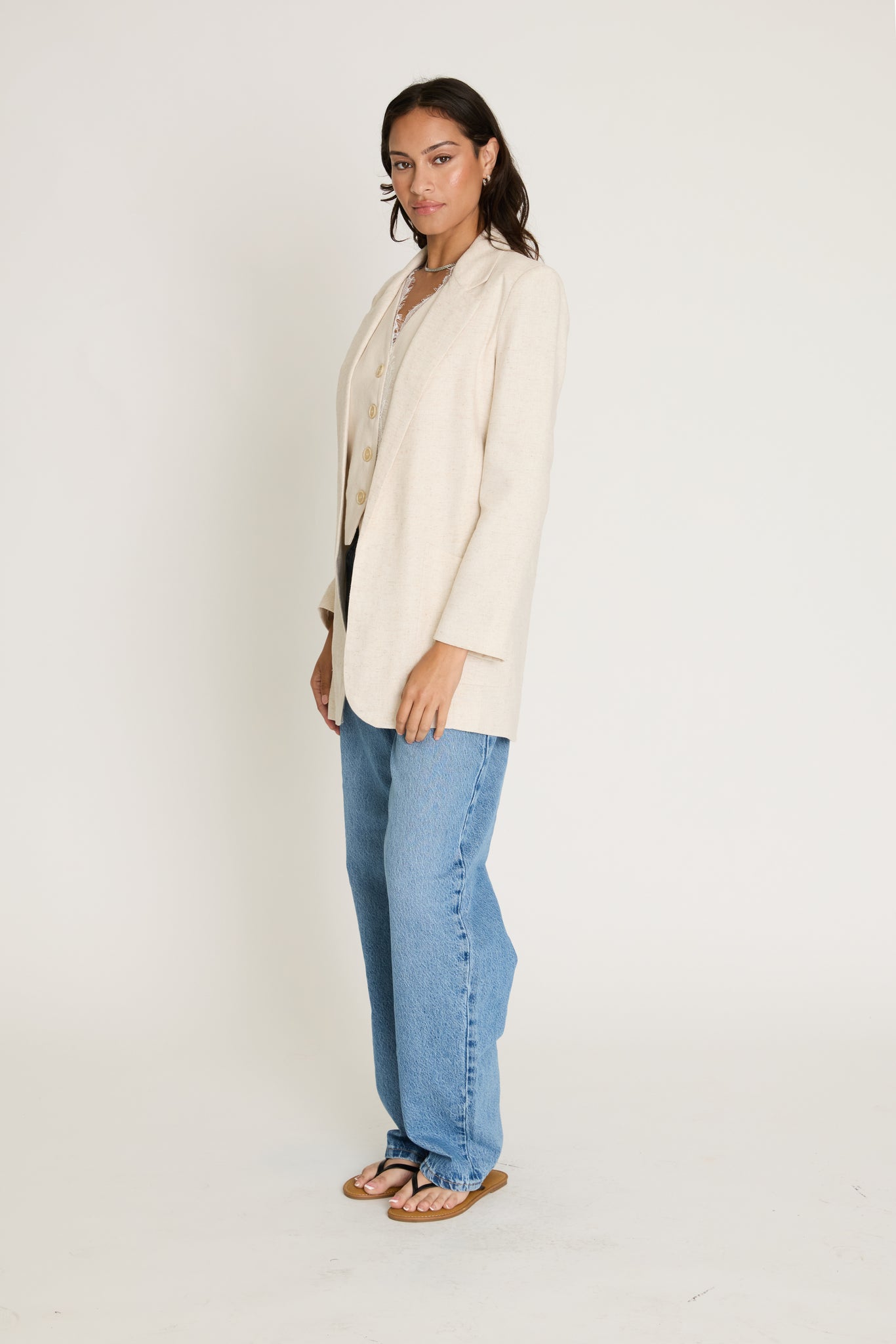 Vincent Linen Boyfriend Jacket – FRENCHMAUVE