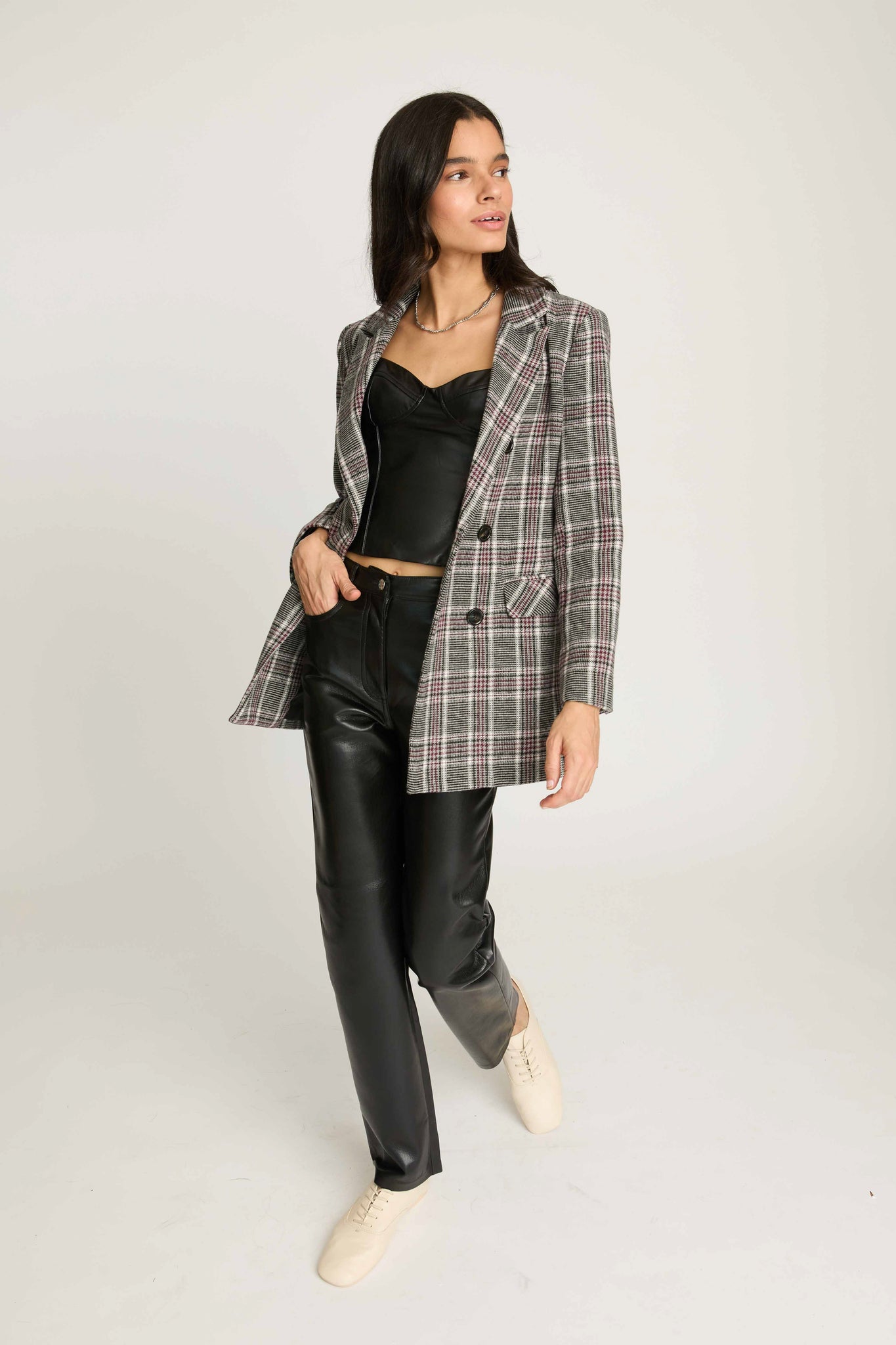 Emory Blazer- Plaid
