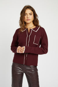 Lilo cardigan - Maroon