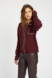 Lilo cardigan - Maroon