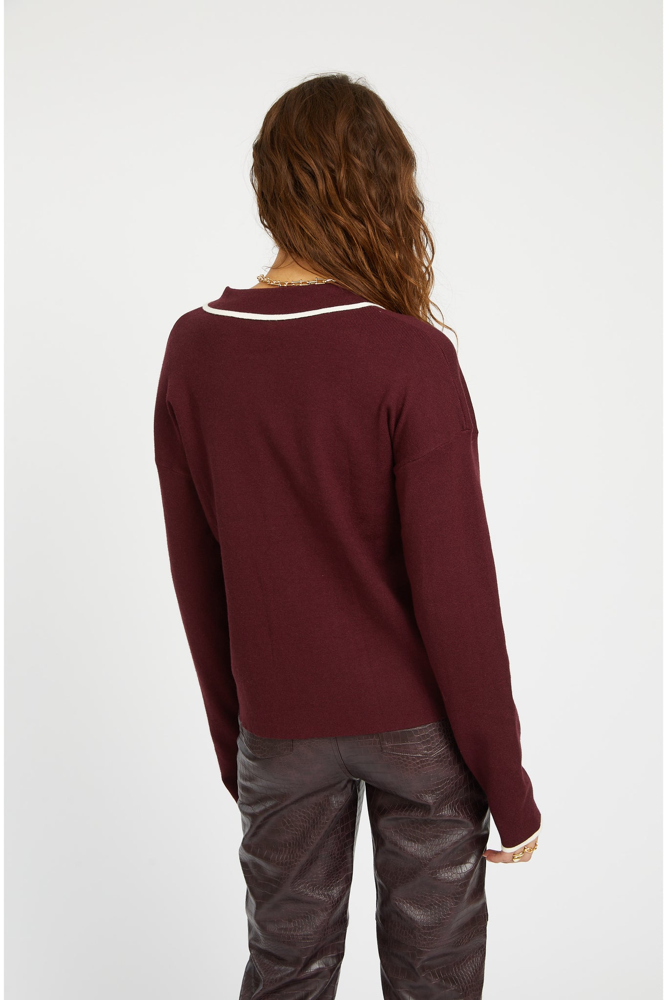 Lilo cardigan - Maroon