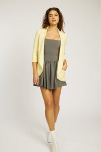 Melanie Knit Jacket - Lemon