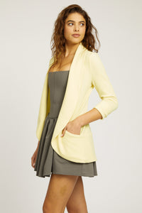 Melanie Knit Jacket - Lemon