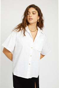 Kai Boxy Shirt - White