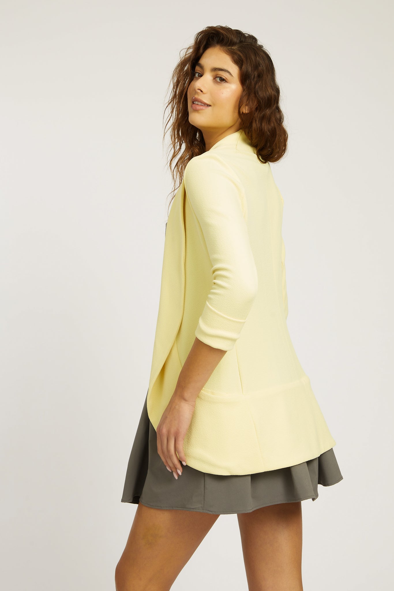 Melanie Knit Jacket - Lemon