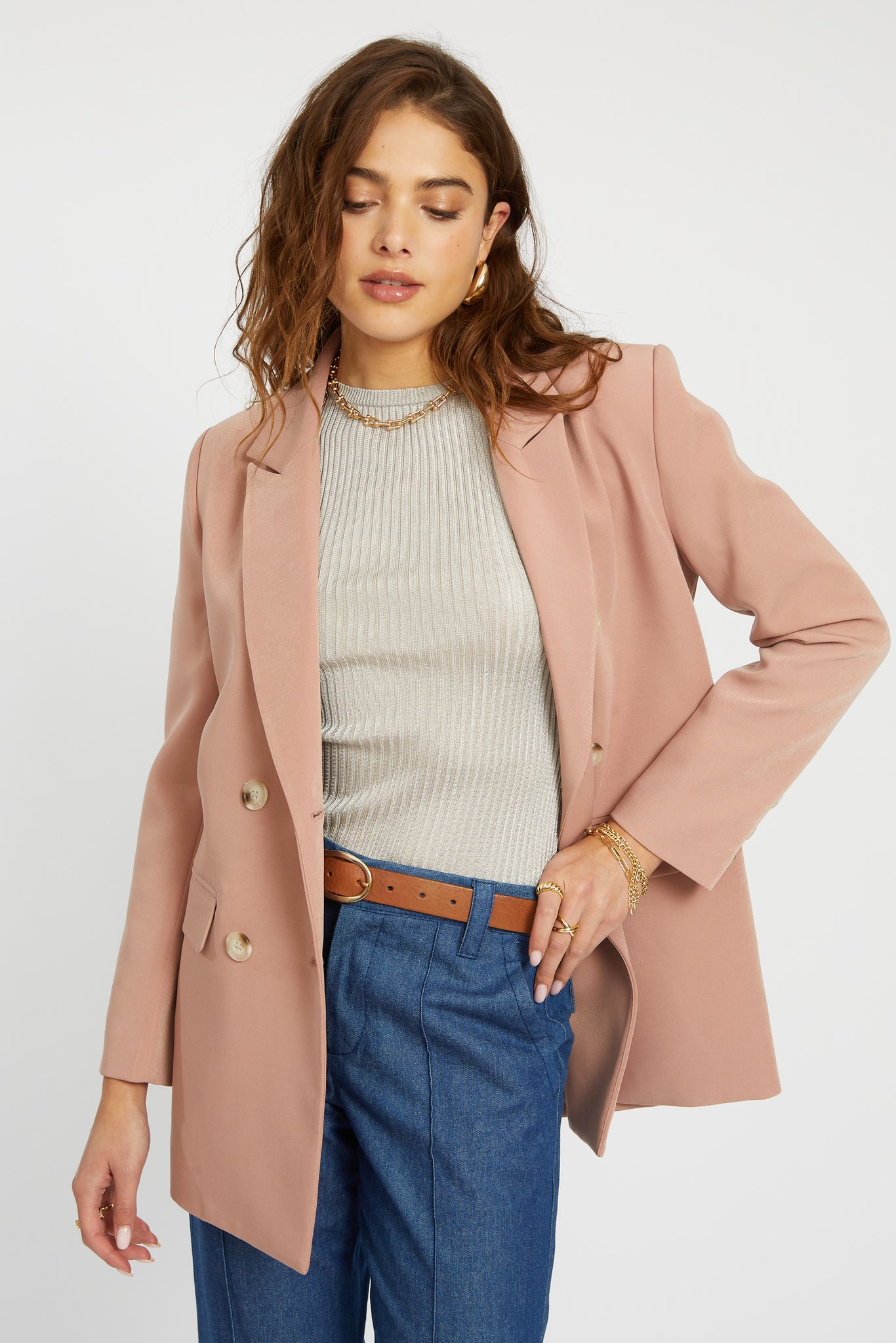 Emory Blazer Dusty Pink FRENCHMAUVE