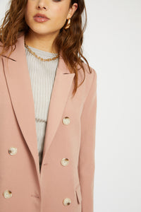 Emory Blazer- Dusty Pink