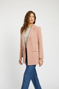 Emory Blazer- Dusty Pink