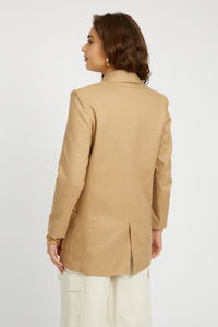 Vincent Linen Boyfriend Jacket