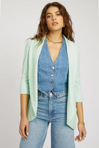 Melanie Knit Jacket - Jade Green