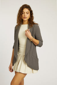 Melanie Knit Jacket - Dark Grey