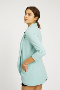 Melanie Knit Jacket - Sea-foam Blue