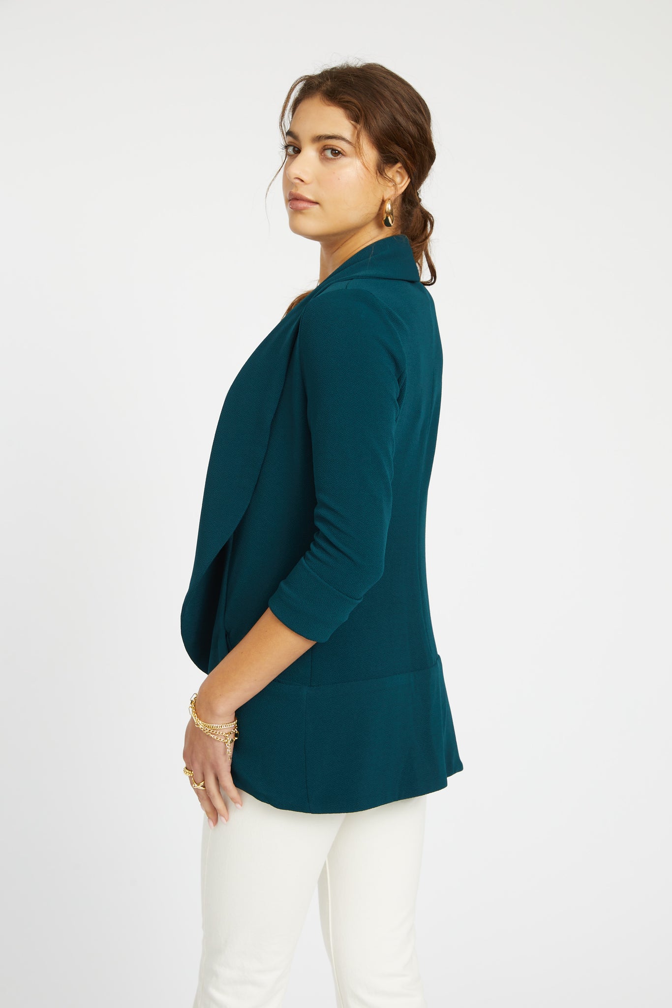 Melanie Knit Jacket - Teal