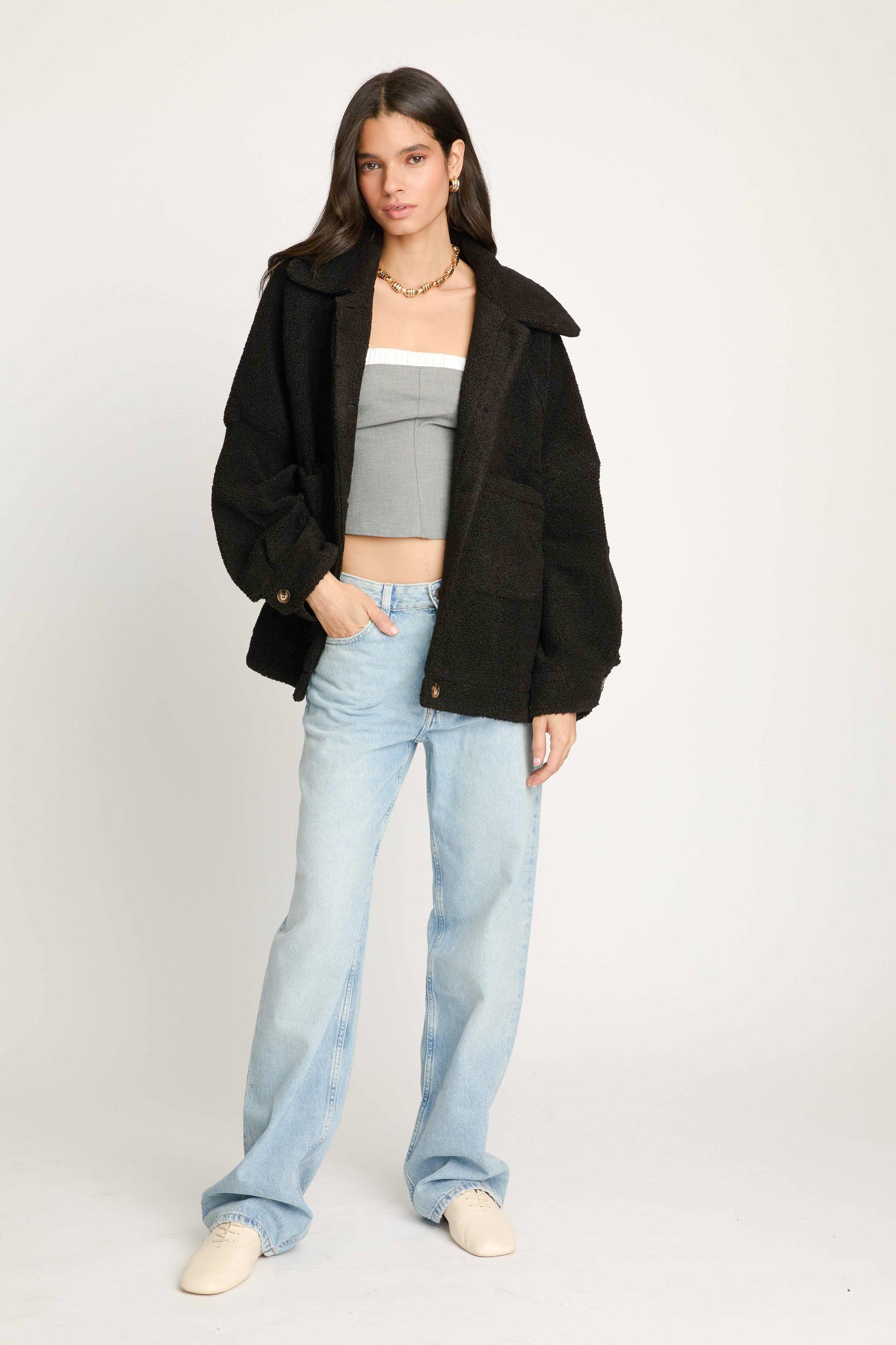 Blake faux Sherpa Jacket
