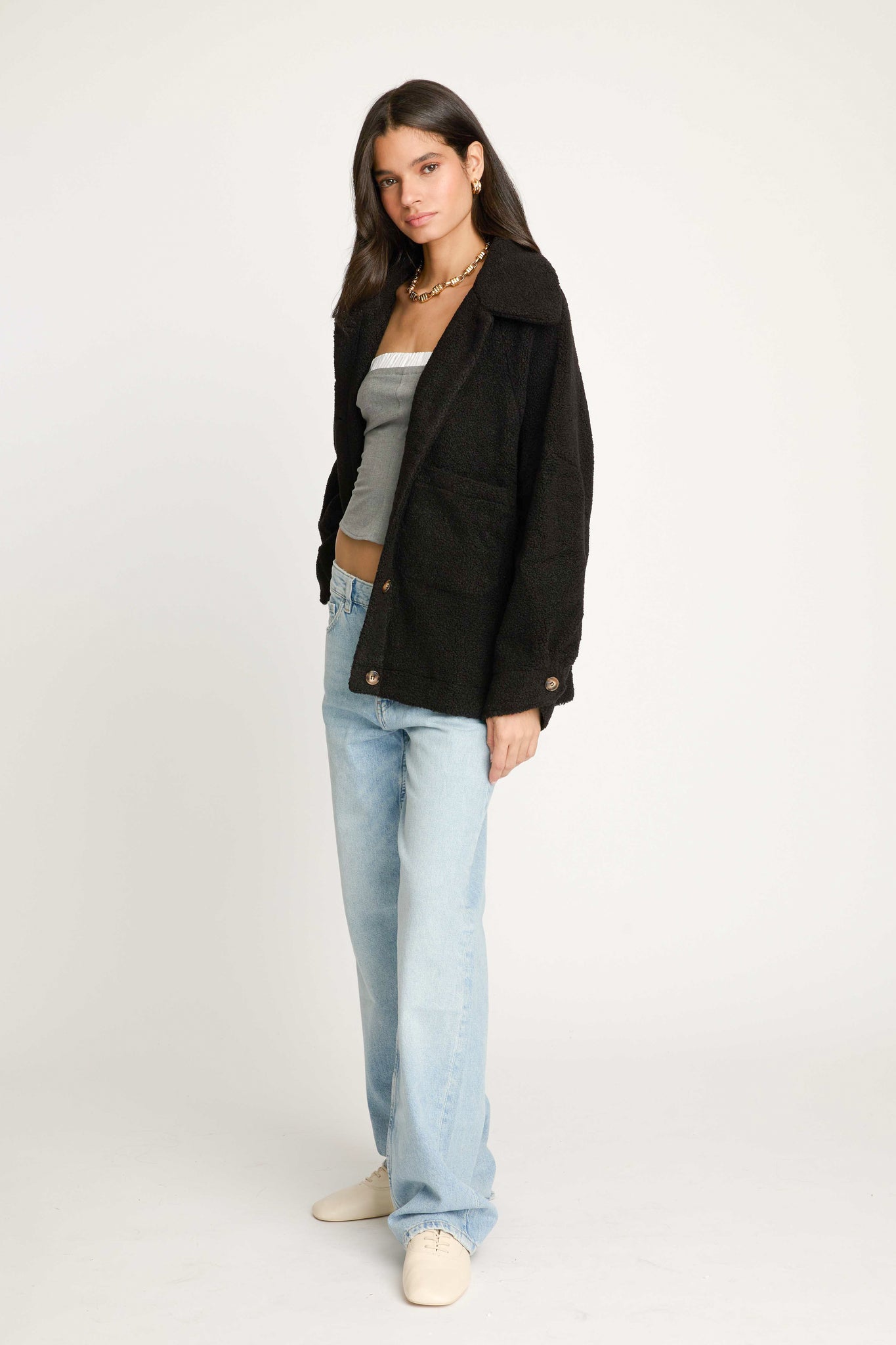 Blake faux Sherpa Jacket