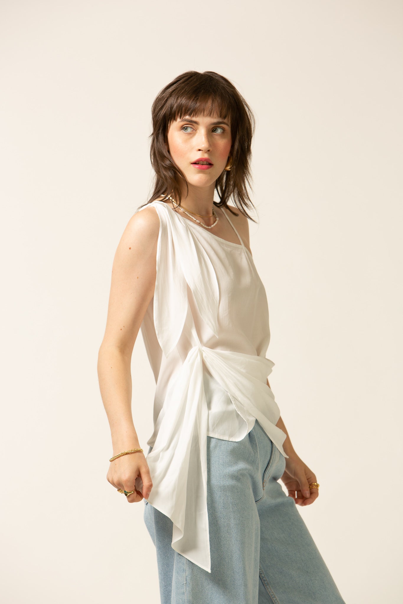 Kass Tie Blouse