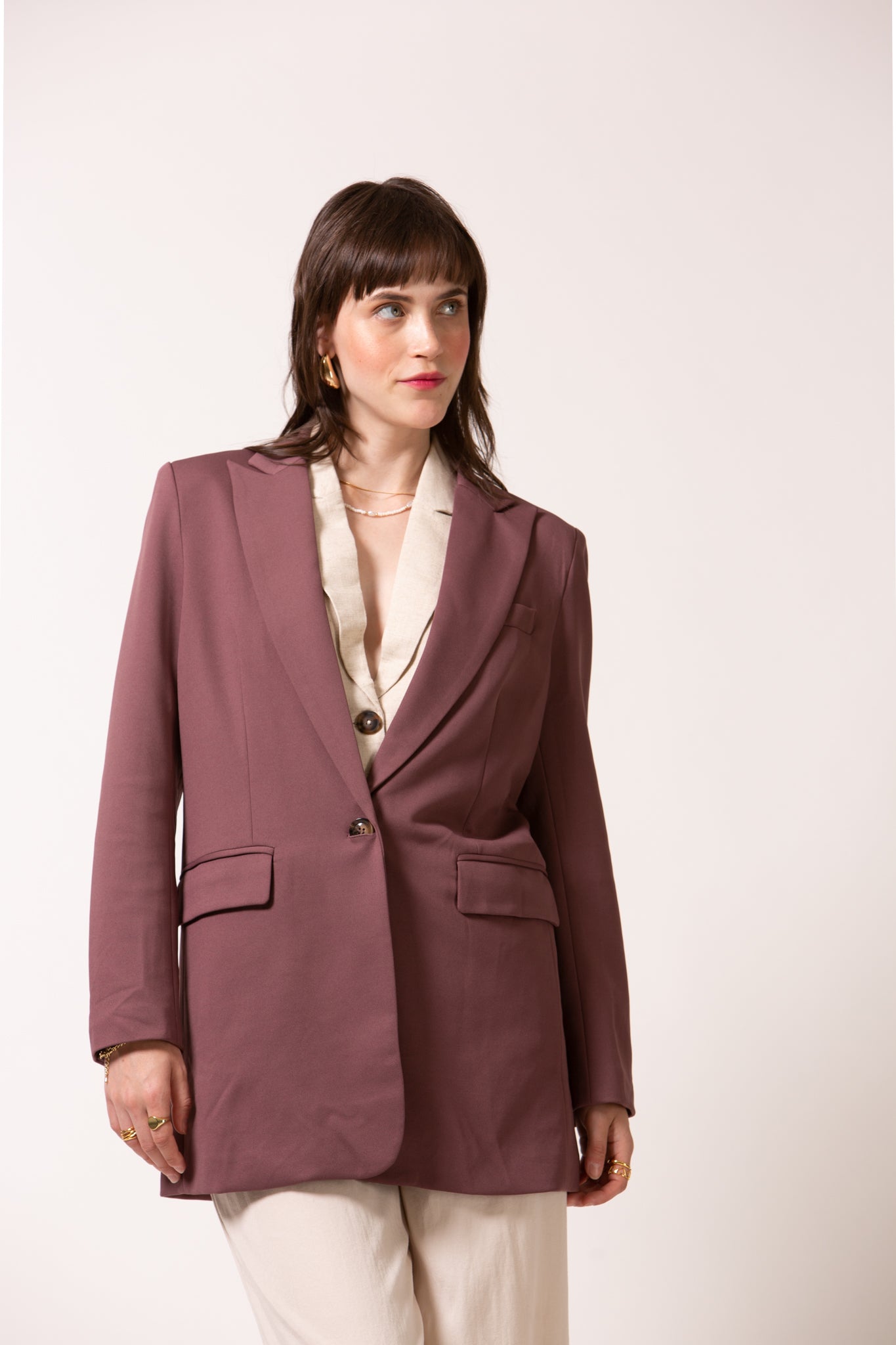Elliot Blazer - Mauve