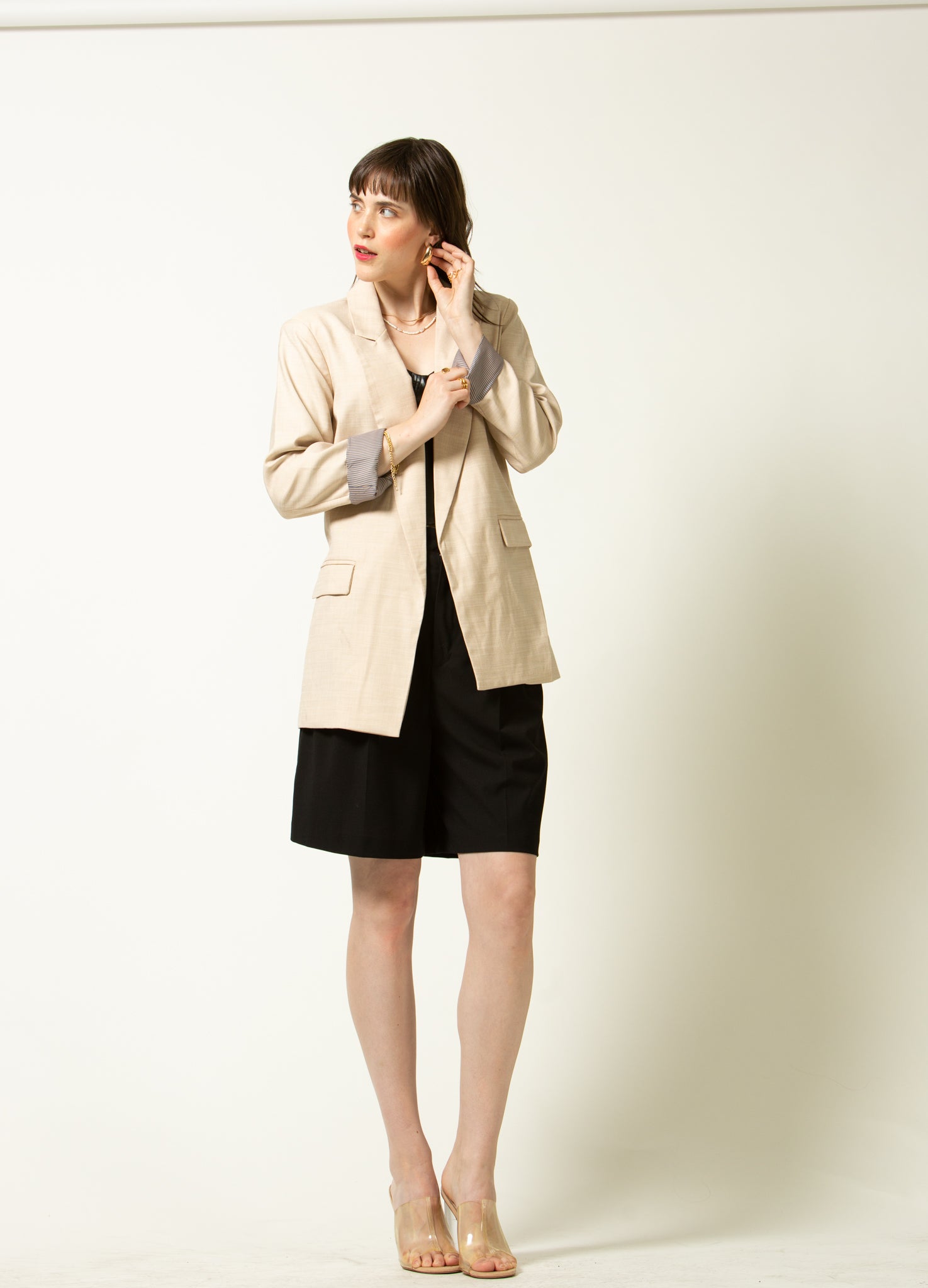Bailey Contrast Cuff Jacket