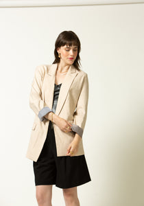 Bailey Contrast Cuff Jacket
