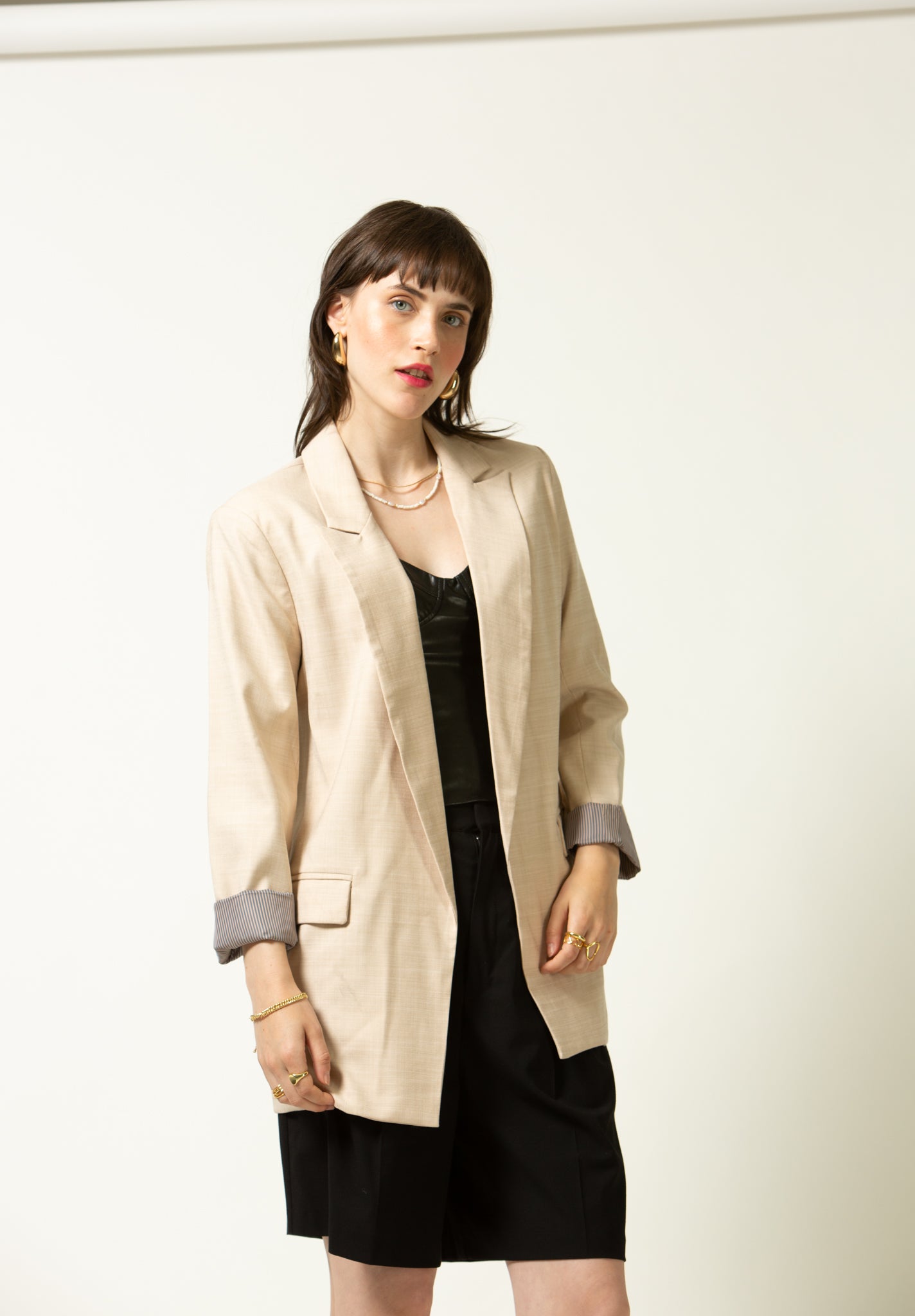 Bailey Contrast Cuff Jacket