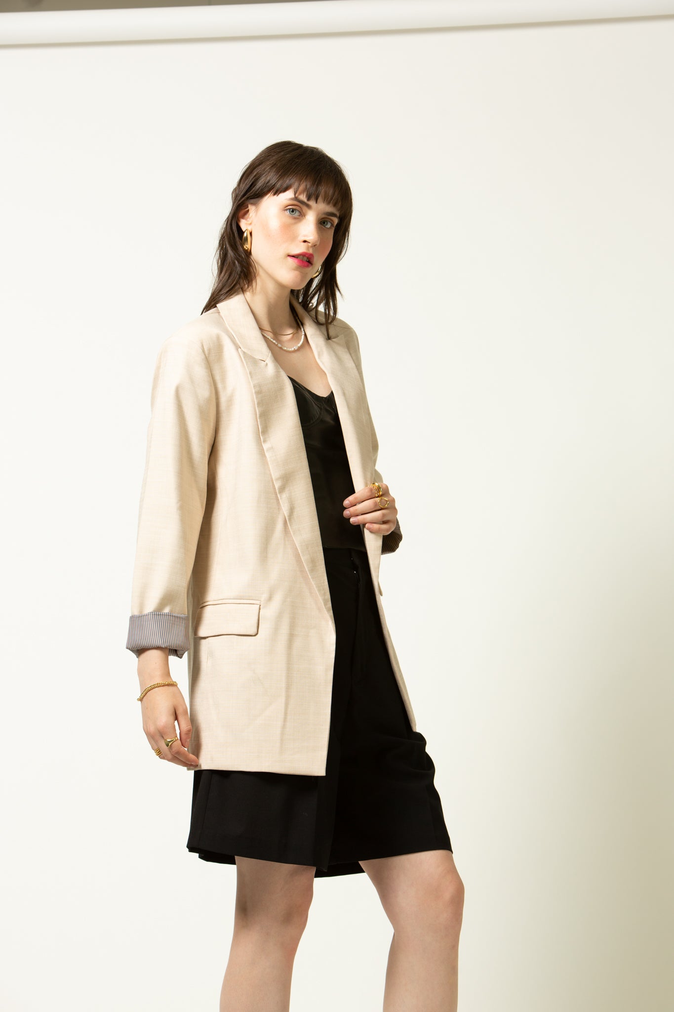 Bailey Contrast Cuff Jacket