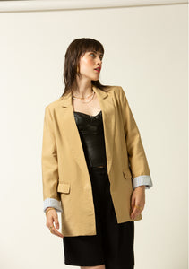 Gianna Contrast Cuff Jacket