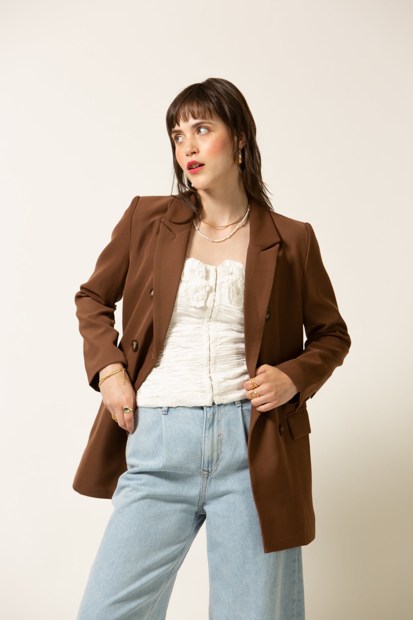 Emory Blazer- Brown