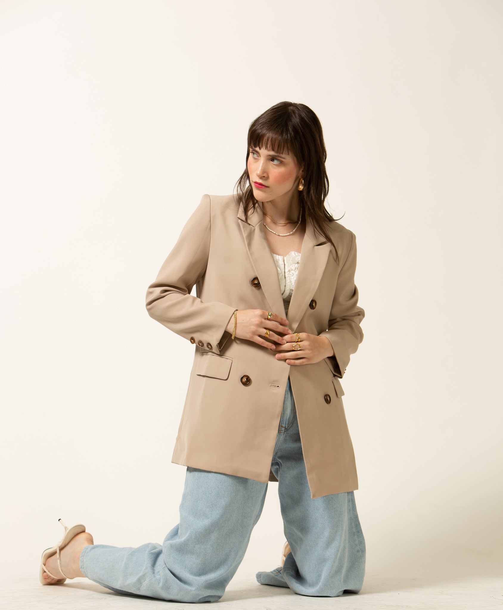 Emory Blazer- Beige