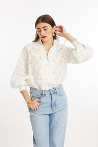 Portofino Eyelet Blouse