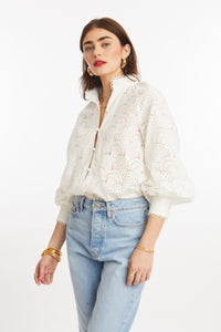 Portofino Eyelet Blouse