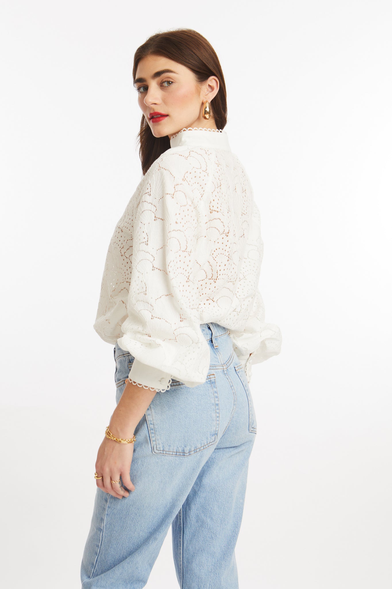 Portofino Eyelet Blouse