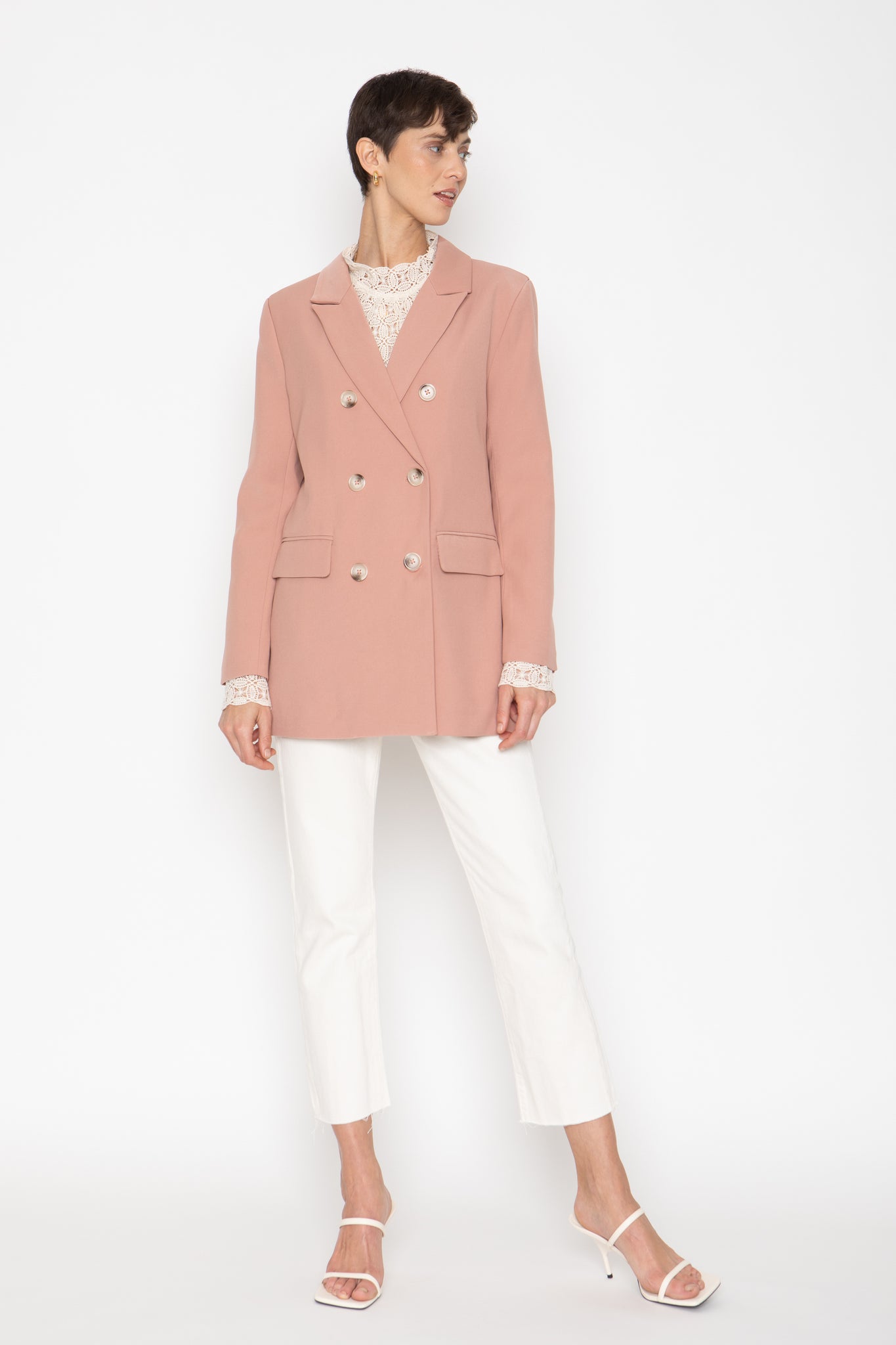 Zara - Zara hot pink blazer on Designer Wardrobe