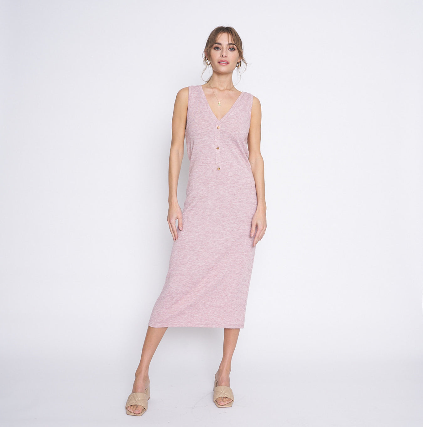 Blair Knit midi Dress FRENCHMAUVE Blair Knit midi Dress FRENCHMAUVE