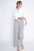 Heather Grey Wide Leg Sweat Pant